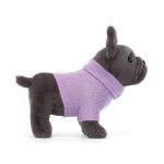 Jellycat Purple Sweater French Bulldog Plush Toy