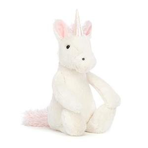 Medium Jellycat Bashful Unicorn Plush Toy, 12
