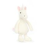 Medium Jellycat Bashful Unicorn Plush Toy, 12