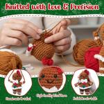 Gingerbread Girl Crochet Plushie - Perfect Gift