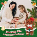 Gingerbread Girl Crochet Plushie - Perfect Gift