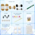 Beginner Amigurumi Crochet Kit - Hugging Seal Plushie