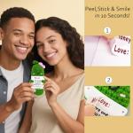 Cute Crochet Pickle Plush with Thank You Card & Stickers