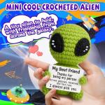 Cute Crochet Alien Plush Toy for Friends