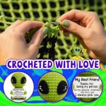 Cute Crochet Alien Plush Toy for Friends