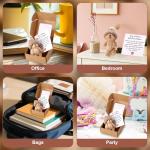 Mini Plush Worry Bear with Hat and Card