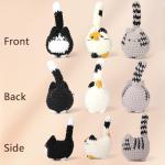 Cute Crochet Cat Plushies - Set of 3
