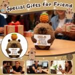 Funny Crochet Capybara Plush Toy Gift for Xmas