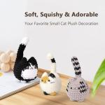 Cute Crochet Cat Plushies - Set of 3