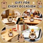 Funny Crochet Capybara Plush Toy Gift for Xmas