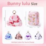 Soft Plush Bunny Keychain with Wish Card