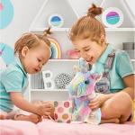 DolliBu Rainbow Unicorn Plush Stuffed Animal 12 Inch