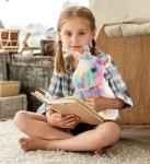 DolliBu Rainbow Unicorn Plush Stuffed Animal 12 Inch