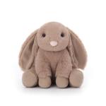 Apricot Lamb Cocoa Brown Bunny Plush Toy 7.9”
