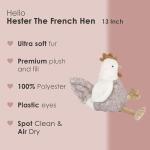 Hester The French Hen Plush Chicken Toy