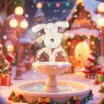 Cute Apricot Lamb Baby Bunny Rattle Plush Toy