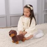 Soft Apricot Lamb Henry Dachshund Plush Toy