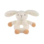 Cute Apricot Lamb Baby Bunny Rattle Plush Toy