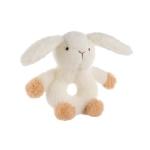 Cute Apricot Lamb Baby Bunny Rattle Plush Toy