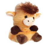Aurora Hubert Highland Cow Pocket-Sized Plush Toy