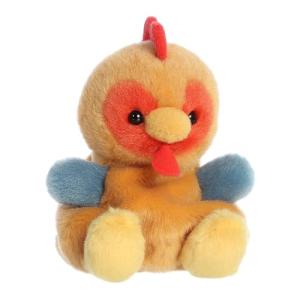 Aurora Red Rooster Palm Pals Stuffed Animal