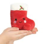 AURORA Palm Pals Holly Christmas Stocking Plush Toy