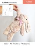Bunny Sewing Pattern with Video Tutorial for Beginners