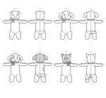 Dog, Cat, and Bear Plush Toy Sewing Pattern