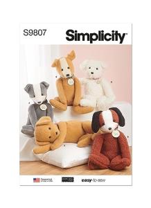 Poseable Plush Puppy Sewing Pattern Kit
