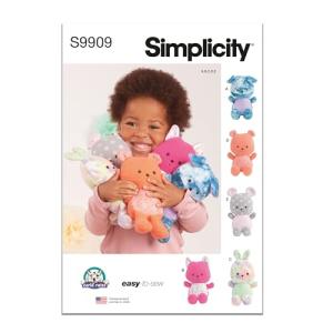 Cute Plush Puppy, Kitten, Bunny, Bear, Mouse Pattern