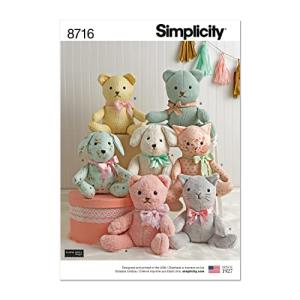 Animal Stuffed Bear, Cat, and Dog Patterns