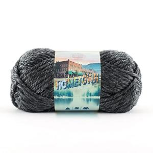 Lion Brand Hometown Super-Bulky Yarn, Chicago Charcoal