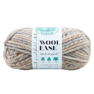 Soft and Bulky Lion Brand Yarn in Fossil