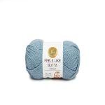 Velvety-Soft Dusty Blue Yarn for Knitting