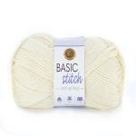 Lion Brand Basic Stitch Yarn - Ecru, 185 Yards
