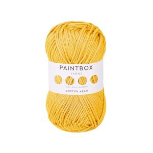 Buttercup Yellow Cotton Yarn for Knitting and Crochet