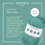 Slate Green Cotton Yarn for Knitting and Crocheting