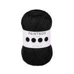 Soft Cotton DK Yarn in Pure Black