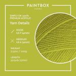 Lime Green Soft Acrylic Yarn for Knitting & Crochet