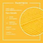 Buttercup Yellow Acrylic Yarn for Knitting & Crochet