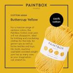 Buttercup Yellow Cotton Yarn for Knitting and Crochet