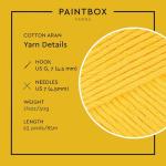 Buttercup Yellow Cotton Yarn for Knitting and Crochet