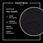 Soft Cotton DK Yarn in Pure Black