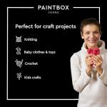 Soft Cotton DK Yarn in Pure Black