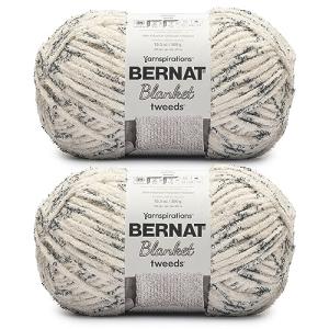 Bernat Blanket Tweeds Ivory Yarn 2 Pack