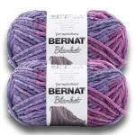 Bernat Blanket Yarn Purple Sunset 2 Pack