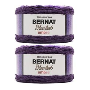 Bernat Blanket Eggplant Ombre Yarn - 2 Pack