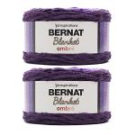 Bernat Blanket Eggplant Ombre Yarn - 2 Pack