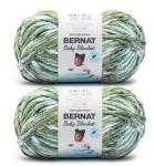 Bernat Baby Blanket Yarn - Mossy Path Color
