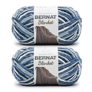 Faded Blues Yarn 2 Pack for Knitting/Crochet